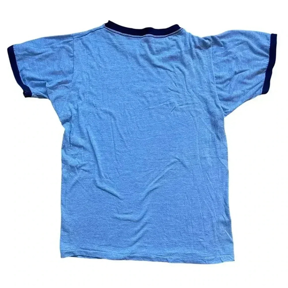 Rare Vintage 70s Single Stitch USA Coach USACO Ringer T-Shirt Made in USA - Picture 2 of 12